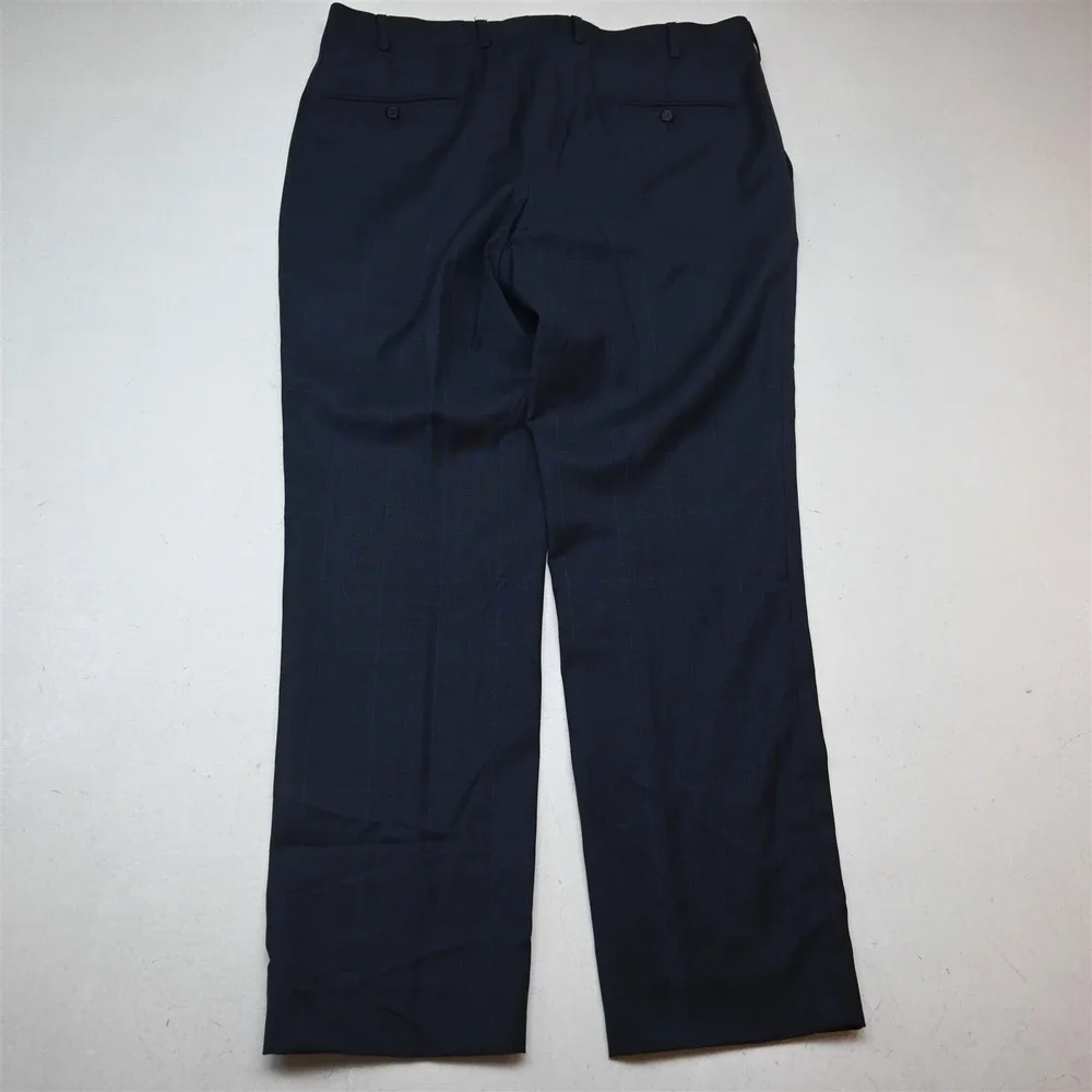 Brooks Brothers 42R 36x30 Blue Glenn Check Reda Wool Italy Made 1818 Regent Suit
